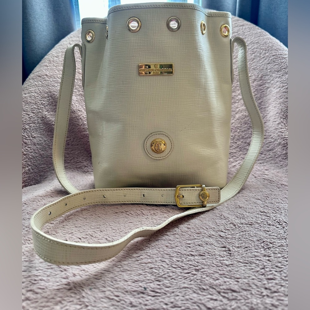 Philippe Charriol Cream Bucket Bag